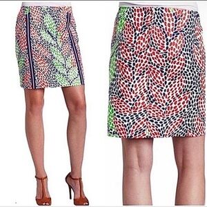 Lilly Pulitzer Roslyn Skirt in print Open Call size 10 NWOT